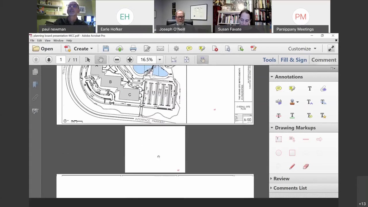 ParsippanyTroy Hills Planning Board Meeting November 23, 2020