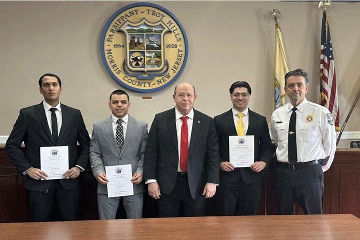 Parsippany Welcomes Three New Police Officers | Parsippany Focus