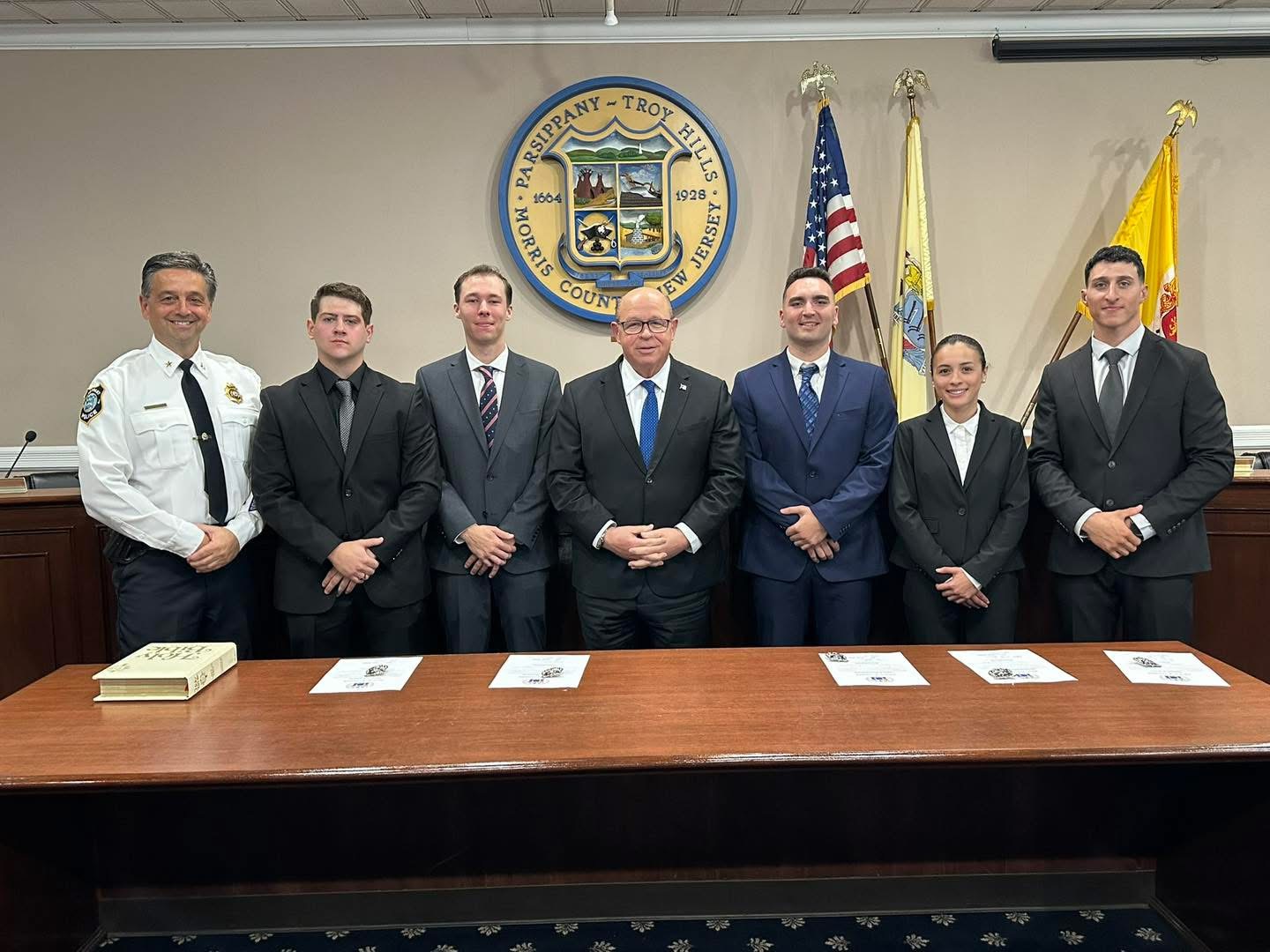 Parsippany Swears In Five New Police Cadets | Parsippany Focus