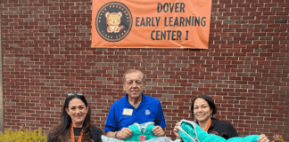 Frank Cahill, Governor of NJ District Kiwanis International, Delivers Winter Jackets to Dover Early Learning Center