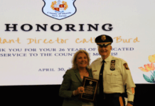 Cathy Burd Recognized For 26 Years of Commitment by Morris County