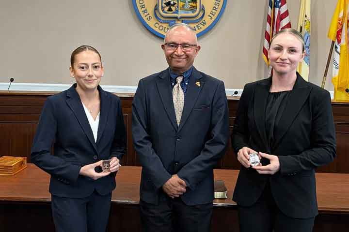 Two New Parsippany Police Officers Sworn In Ahead of Police Academy ...