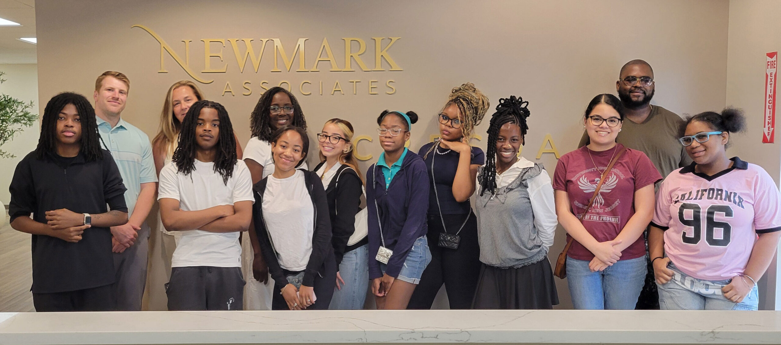 Newmark Associates Wraps Up Third Annual Summer Mentorship Program for Newark Students